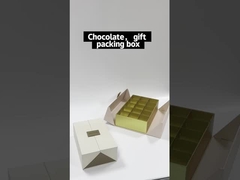 Boîte cadeau de chocolat de luxe sur mesure